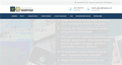 Desktop Screenshot of jakartapusat.imigrasi.go.id